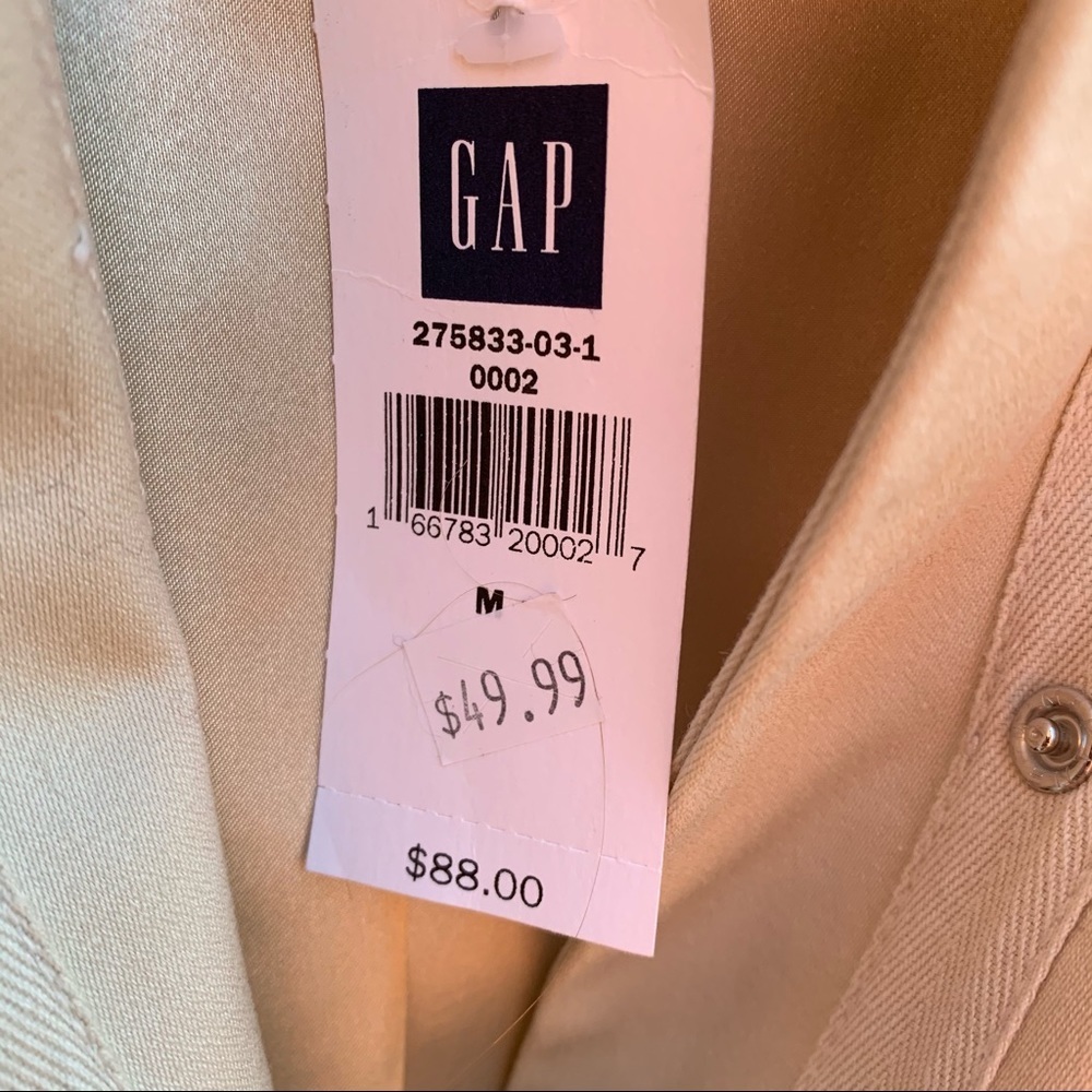 Gap Women’s Snap Button Long Coat Tan - image 4